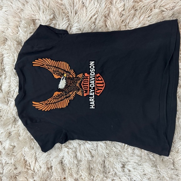 Harley-Davidson Wing Logo Tee | Size M women’s - Picture 5 of 5